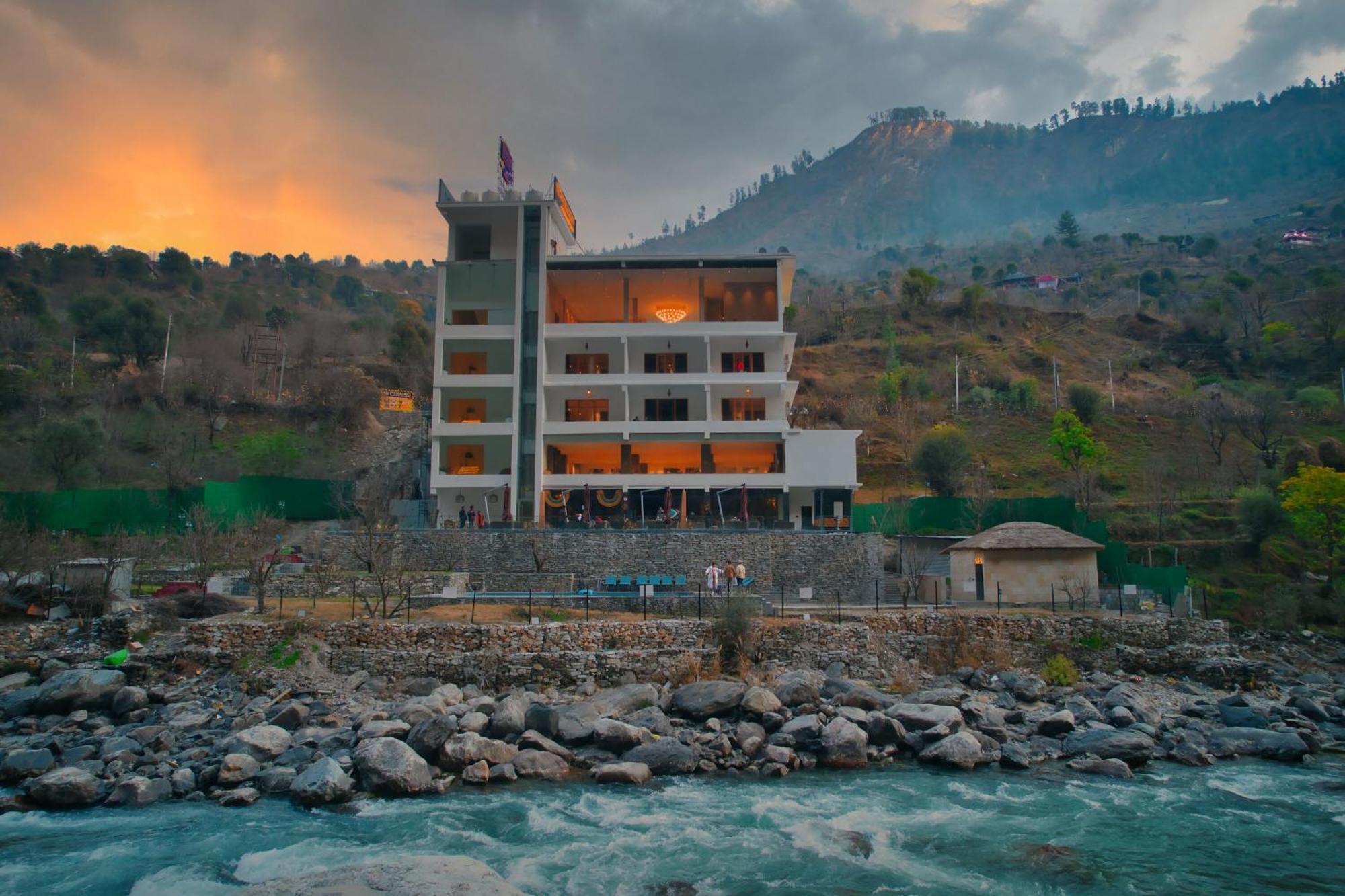 Echor Palm Bliss Riverside Resort & Spa Kasol Exterior photo